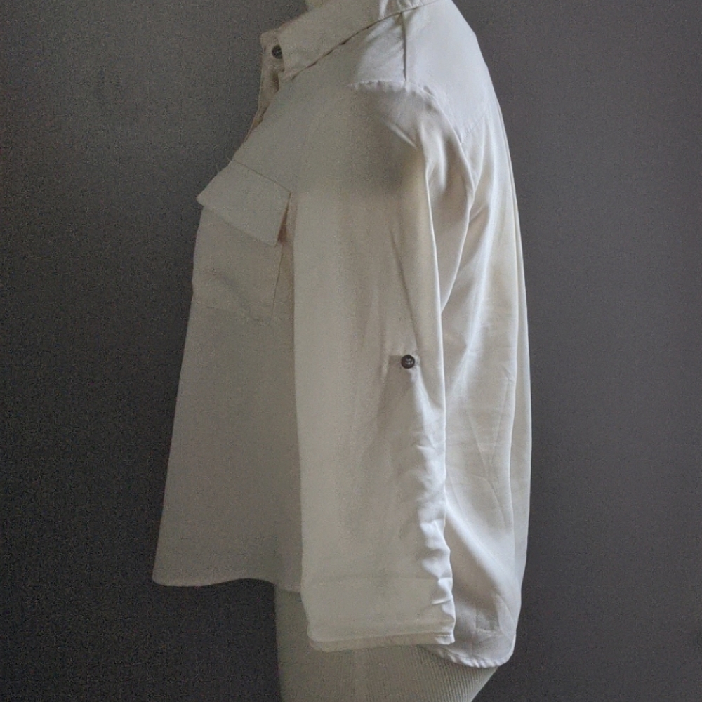 Cream button down - Picture 5 of 6